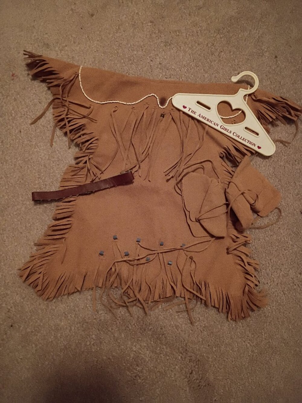 Pleasant Company Era American Girl Doll Kaya Buckskin Dress
